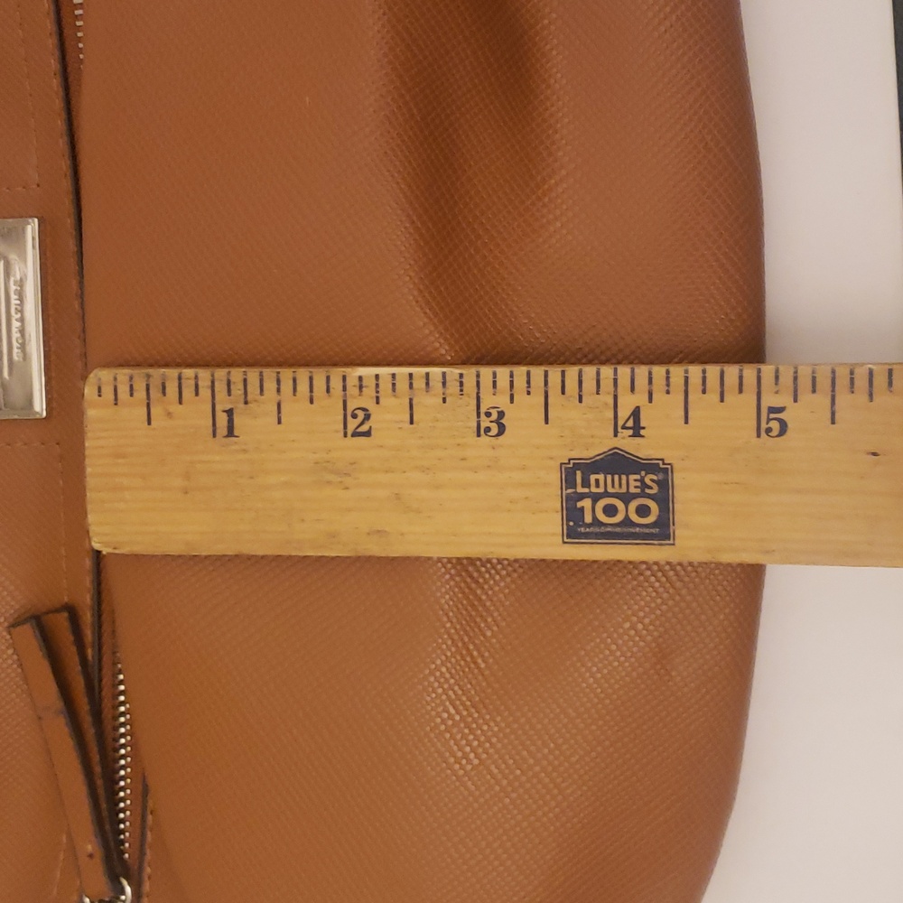 Jones New York Signature Tan Backpack Silver Hardware - Picture 8 of 14